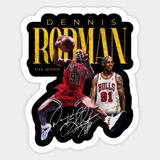 Dennis Rodman Controversial Antics Sticker